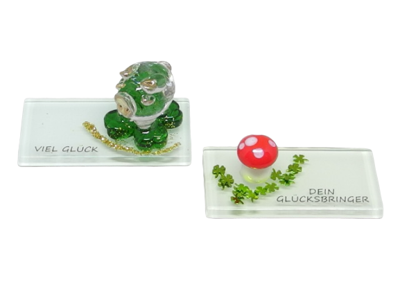 Schutzengel auf Holztafel mit Text